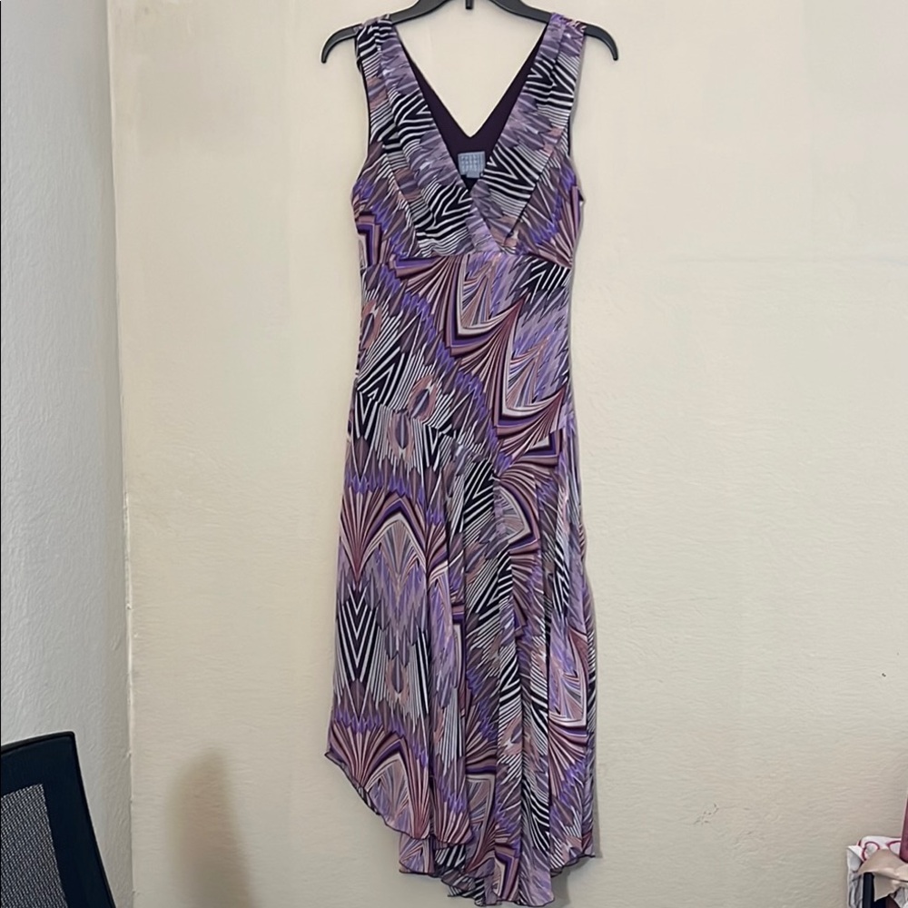 Rabbit Rabbit Rabbit Purple Asymmetrical Sundress